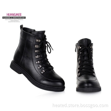 Electric Heated Men Leather Shoes